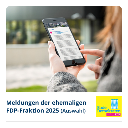 Symbolbild Meldungen FDP-Fraktion 2025